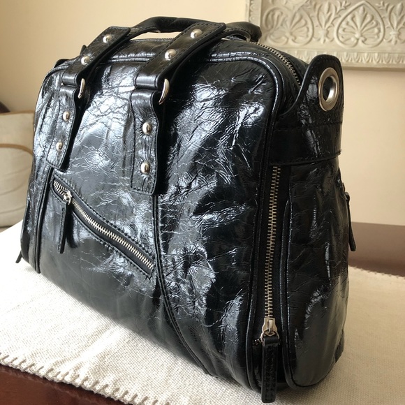 Co-lab by Christopher Kon distressed satchel bag - Picture 3 of 6
